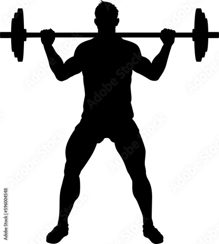 Weight Lifting Man Weightli...