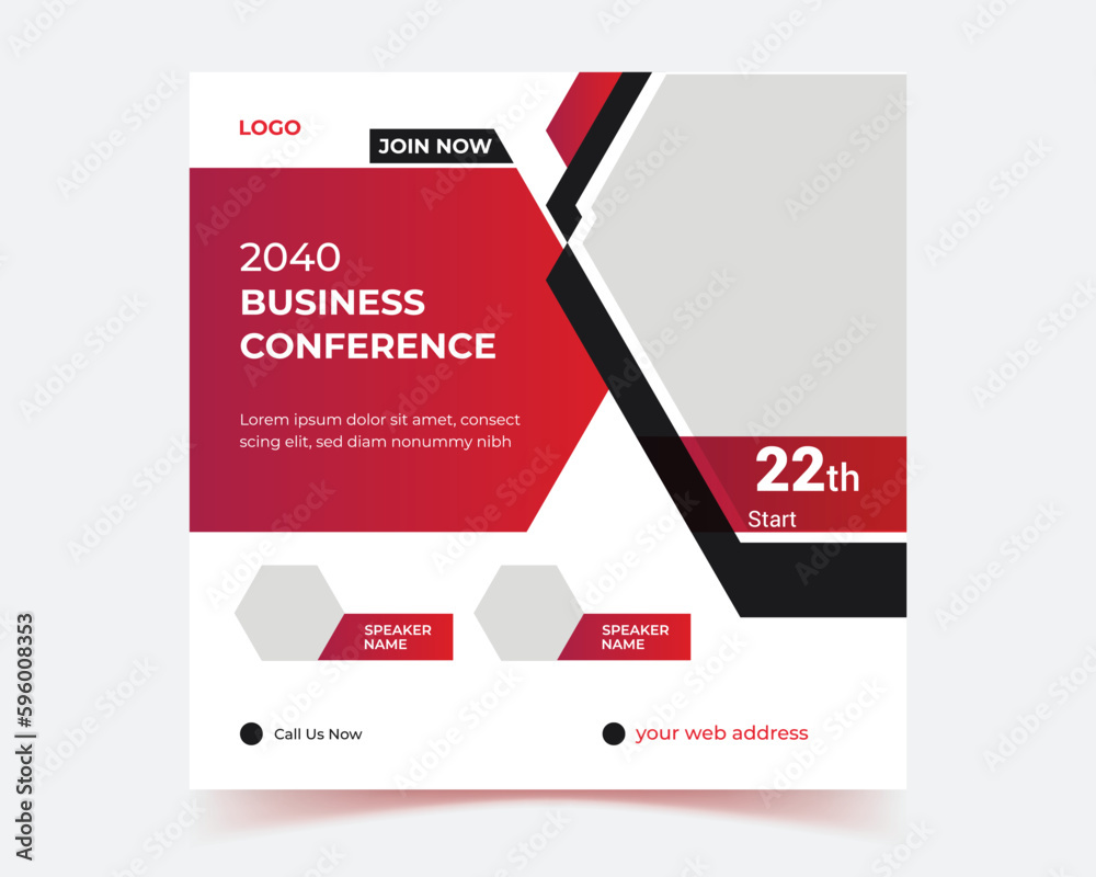 Webinar Business Confarence Design Vector Webinar Vector Cover Vector