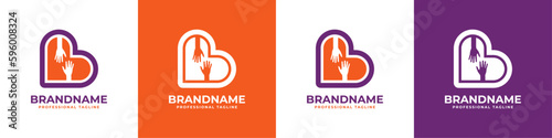 Letter B or BL Charity Logo. Suitable for any business related to charity with B or BL intials.