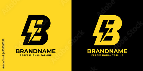 Letter BE or EB Energy Logo. Suitable for any business related to enegy with BE or Eb initials.