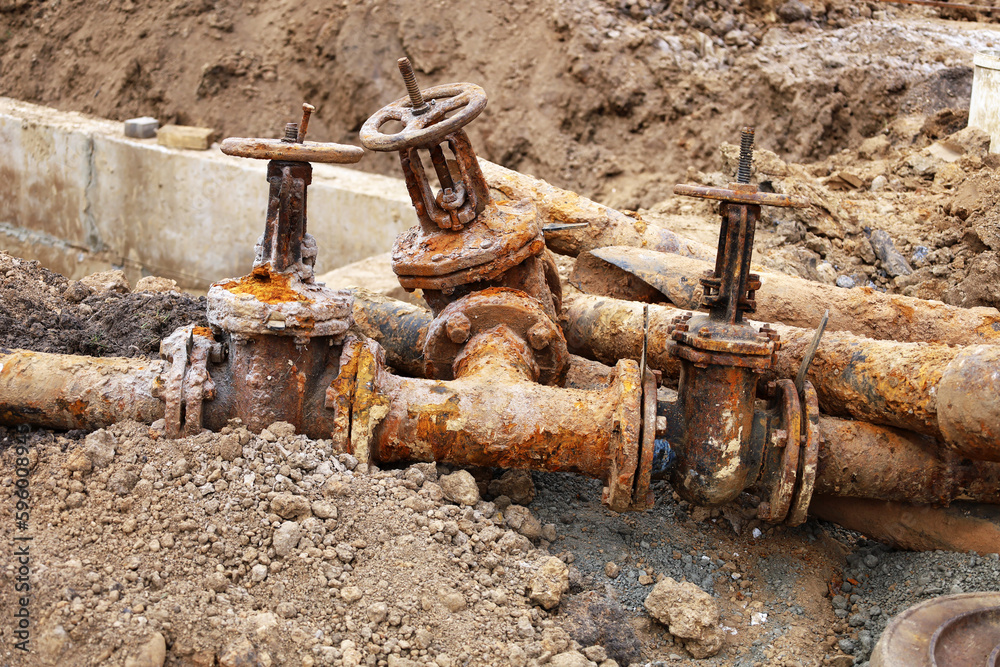 water pipeline valve