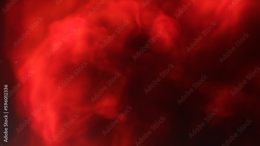 Fototapeta premium nebula gas cloud in deep outer space, science fiction illustration, colorful space background with stars 3d render
