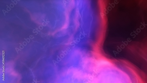 nebula gas cloud in deep outer space  science fiction illustration  colorful space background with stars 3d render