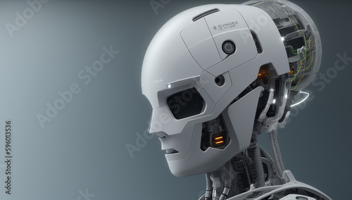A smart robot of the future with a unique structure Genarative AI
