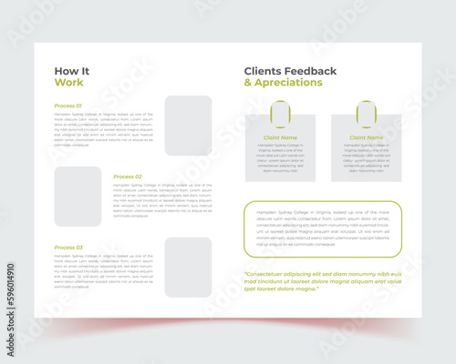 green presentation templates elements on a white background,  cover, corporate report, flyer and leaflet, post vector, marketing, Vector infographics school admission banner, social media