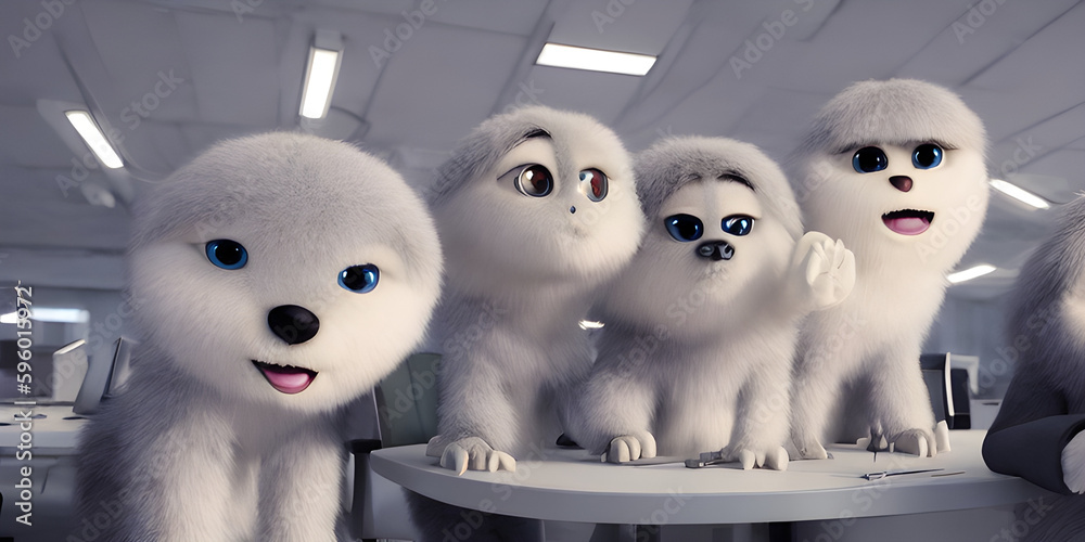 Obraz premium two halloween pumpkins