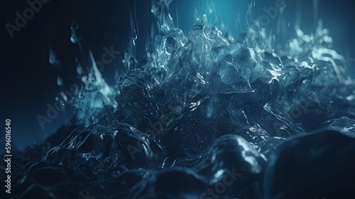 background with ice created with generative ai © Akshay