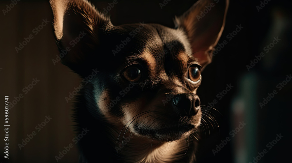 portrait of a dog created with generative ai portrait of a dog created with generative ai