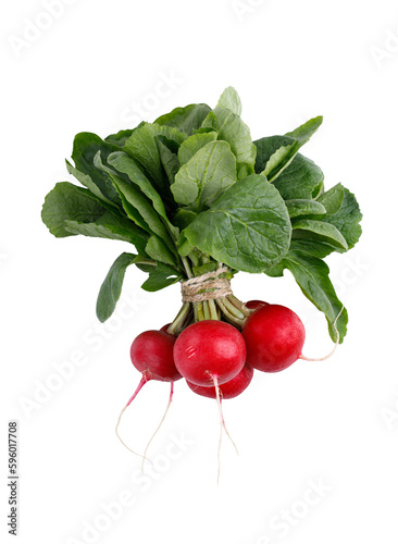 bunch of radishes isolated png