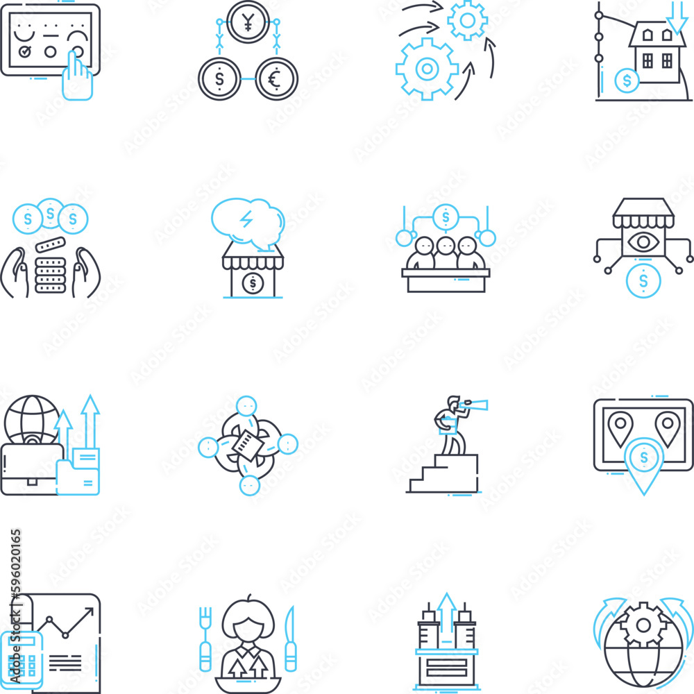 Social justice linear icons set. Equality, Liberation, Diversity, Empowerment, Inclusion, Compassion, Fairness line vector and concept signs. Justice,Advocacy,Community outline illustrations