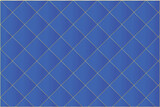 Premium Multi Purpose Blue Squared Grid Background with Golden Border