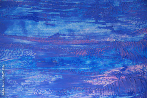 Blue and Purple Paint Streaks Texture