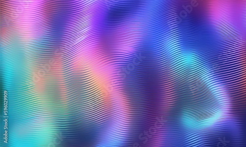 Hologram background, Iridescent foil effect texture, Holography pattern, Pearlescent gradient, generative AI photo
