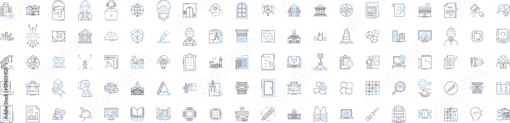 Articulate discourse line icons collection. Eloquence, Persuasion, Debate, Argumentation, Oratory, Rhetoric, Dialectic vector and linear illustration. Discourse,Communication,Clarity outline signs set Articulate discourse line icons collection. Eloquence, Persuasion, Debate, Argumentation, Oratory, Rhetoric, Dialectic vector and linear illustration. Discourse,Communication,Clarity outline signs set