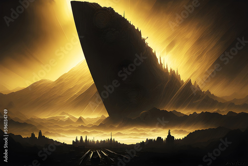 Landscape of an alien plane...