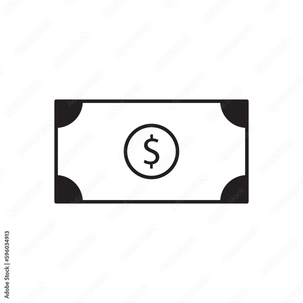 Money vector icon. Cash icon. Cash flat sign design. Money symbol. Cash outline icon. Dollar pictogram. UX UI icon Money vector icon. Cash icon. Cash flat sign design. Money symbol. Cash outline icon. Dollar pictogram. UX UI icon