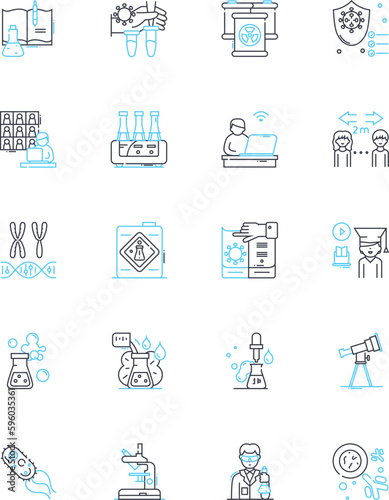 Cooperation collaboration linear icons set. Teamwork, Synergy, Unity, Partnership, Cohesion, Alliance, Coordination line vector and concept signs. Harmony,Exchange,Mutuality outline illustrations