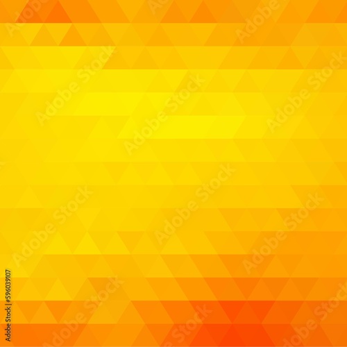 Abstract triangles background, vector yellow design. eps 10