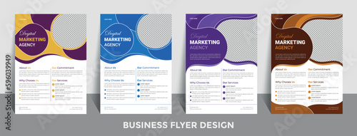 Modern, Creative, Corporate Business Flyer Design Template
