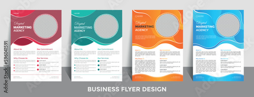 Modern, Creative, Corporate Business Flyer Design Template