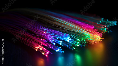 fiber optic cable, Generated AI
