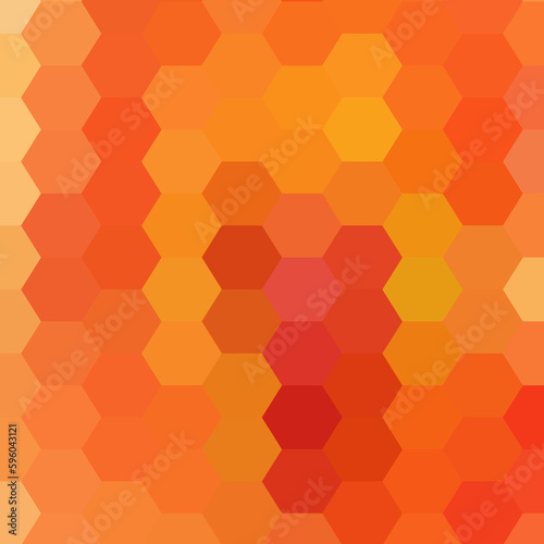 Orange low poly background. Abstract random vector background from triangles. Polygonal design. eps 10
