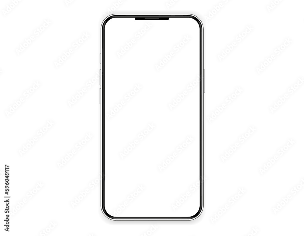 3D realistic high quality smartphone mockup with isolated background. Smart phone mockup collection. Device front view. 3D mobile phone with shadow on white background. 3D realistic high quality smartphone mockup with isolated background. Smart phone mockup collection. Device front view. 3D mobile phone with shadow on white background.