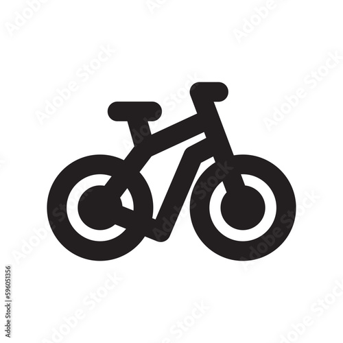Bicycle vector icon. Bicycle flat sign design. Bicycle symbol pictogram. UX UI icon