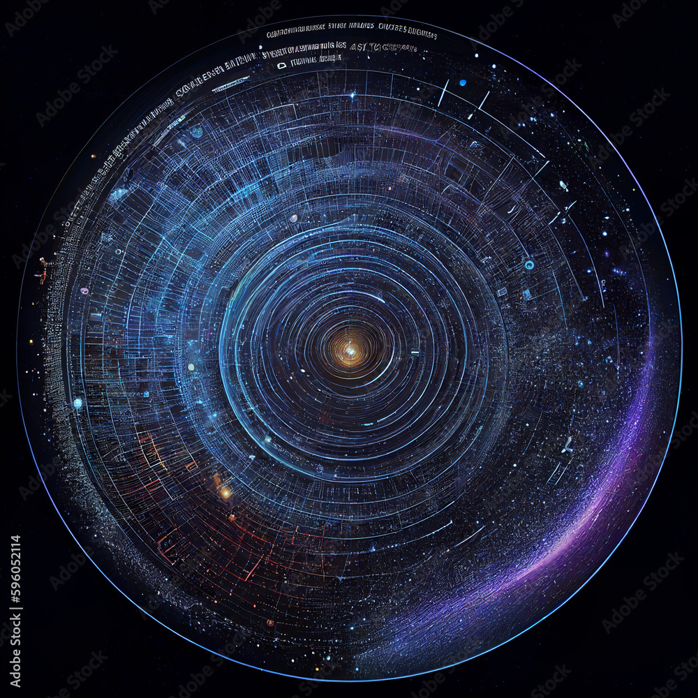 "Discover The Data Universe, an AI artwork that brings to life the