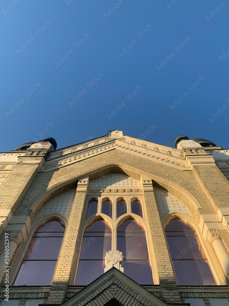 facade of a church