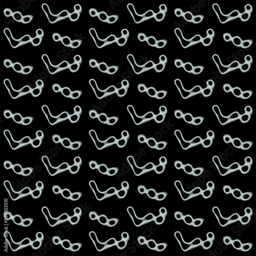 Motif abstrait de forme géométrique pour une impression sur du tissus ou sur du papier.
