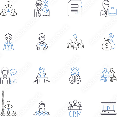 Creativity skills line icons collection. Imagination, Inspiration, Brainstorming, Design, Innovation, Originality, Artistry vector and linear illustration. Versatility,Ingenuity,Flexibility outline