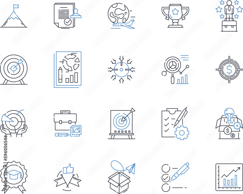 Trade Design line icons collection. Adaptability, Balance, Boldness, Cohesion, Collaboration, Communication, Creativity vector and linear illustration. craftsmanship,Dependability,Detail outline signs Trade Design line icons collection. Adaptability, Balance, Boldness, Cohesion, Collaboration, Communication, Creativity vector and linear illustration. craftsmanship,Dependability,Detail outline signs