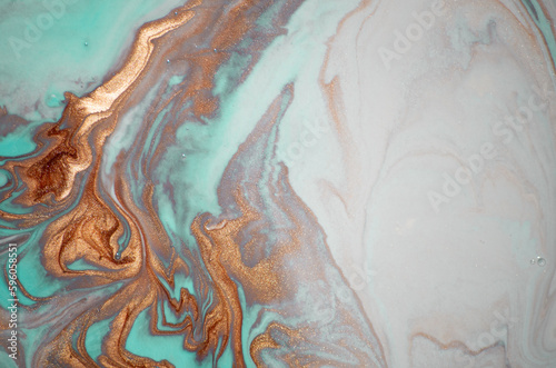 MAGIC OCEAN. Nature. Bohemian GOLDEN vibes- ART. Magical painting. Treasury of art. Unique abstract artwork. Luxury art in Eastern style. Marble style. 