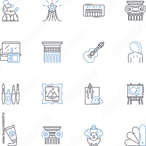 Fine dining line icons collection. Gourmet, Degustation, Michelin, Gastronomy, Culinary, Tasting, Upscale vector and linear illustration. Elegance,Refinement,Sophistication outline signs set