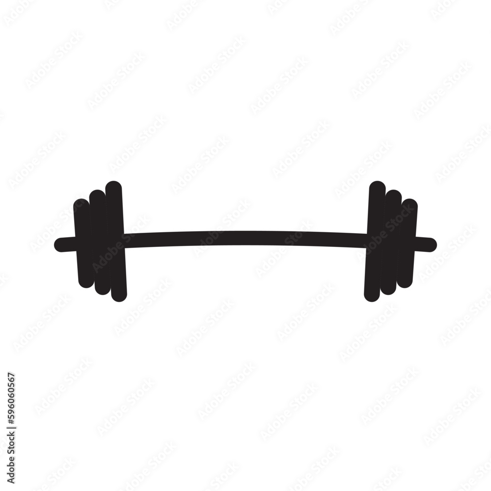 Barbell vector icon. Barbell flat sign design. Barbell symbol pictogram. UX UI icon Barbell vector icon. Barbell flat sign design. Barbell symbol pictogram. UX UI icon