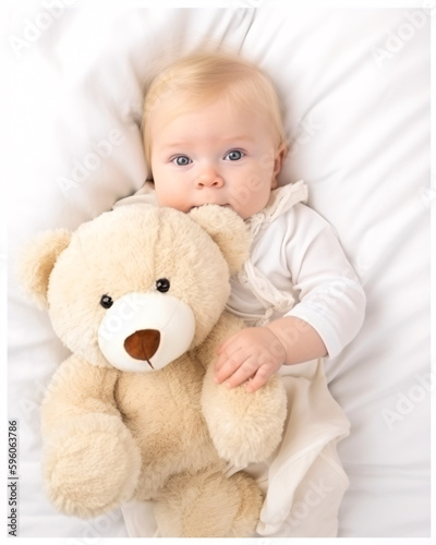 Love at First Hug: Toddler Bonding with Stuffed Animal