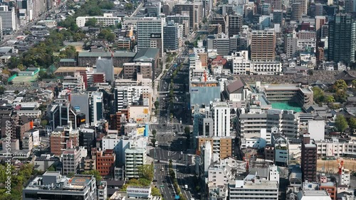 大阪市中心部の街並み