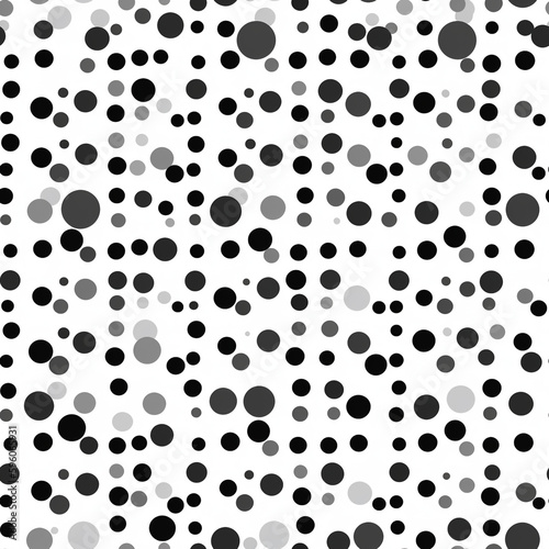 Seamless pattern tile of polka dots, Polka dots background, polka dots variations, background. Generative AI 