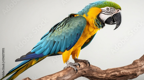 Macaw, bird of the Brazilian fauna.