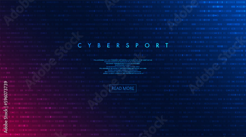 Abstract cybersport visualization.