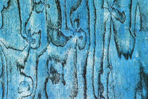 Holz Hintergrund ist blau mit muster und textur
