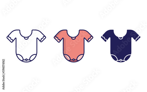 kids singlet dress icon