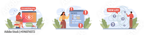 Neophobia, fear of anything new set. Fixed mindset, negative emotion