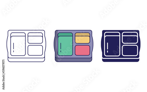 Snacks Box vector icon