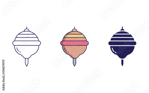Spinner vector icon