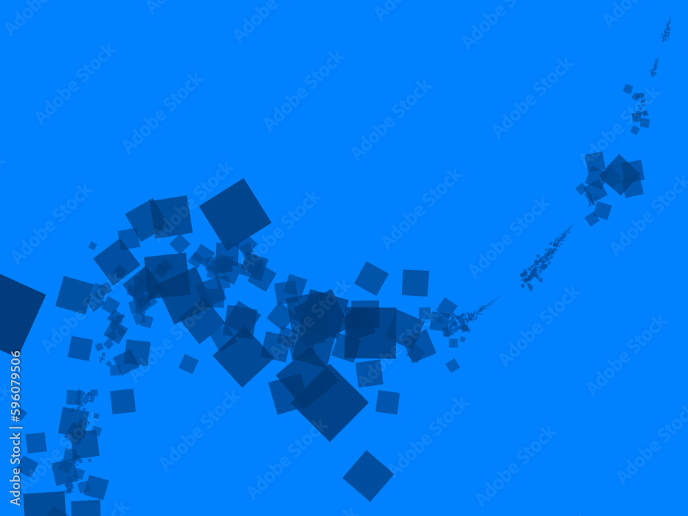 Obraz premium Tło niebieskie paski kształty kwadraty abstrakcja