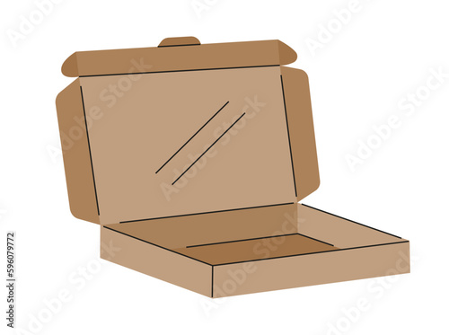 Food takeaway carton package vector. Lunch boxes. Cardboard cups, recyclable paper boxes.