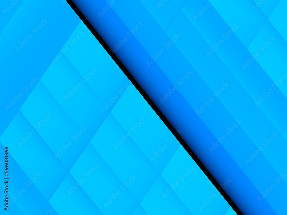 Fototapeta premium Tło niebieskie paski kształty abstrakcja