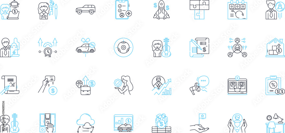Operative linear icons set. Stealthy, Lethal, Covert, Tactical, Skilled, Resourceful, Efficient line vector and concept signs. Dangerous,Dynamic,Trained outline illustrations Operative linear icons set. Stealthy, Lethal, Covert, Tactical, Skilled, Resourceful, Efficient line vector and concept signs. Dangerous,Dynamic,Trained outline illustrations